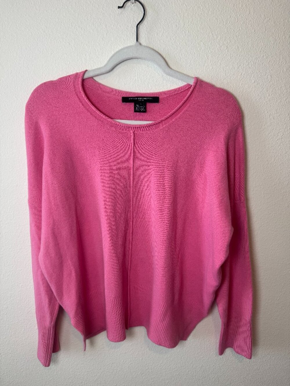 French Connection Pink Oversized Sweater | Size Small